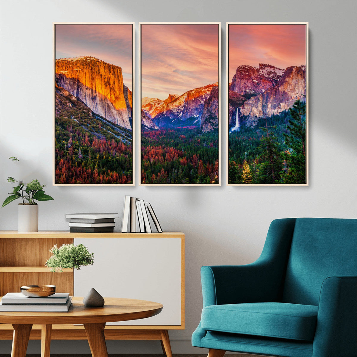 Yosemite Nal Park Wall Art Landscape Canvas Print El Capitan