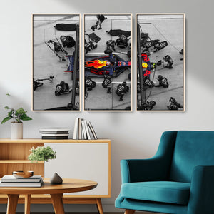 RedBull Formula 1 Canvas Wall Art Print