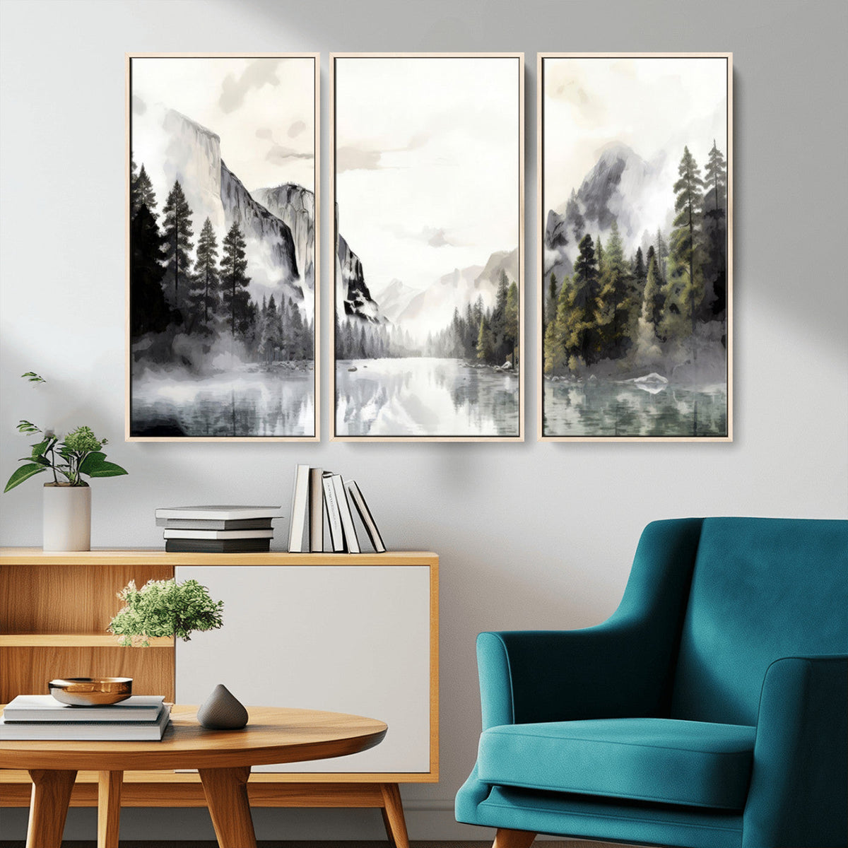 Yosemite Valley Wall Art Canvas Print – Framed and Ready to