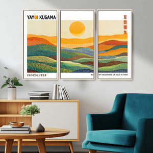 Framed Yayoi Kusama 1986 Wall Art Print – Japanese Wall Art