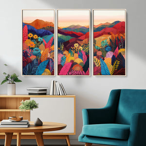 YAYOI KUSAMA Abstract Print - Landscape Canvas Wall Art
