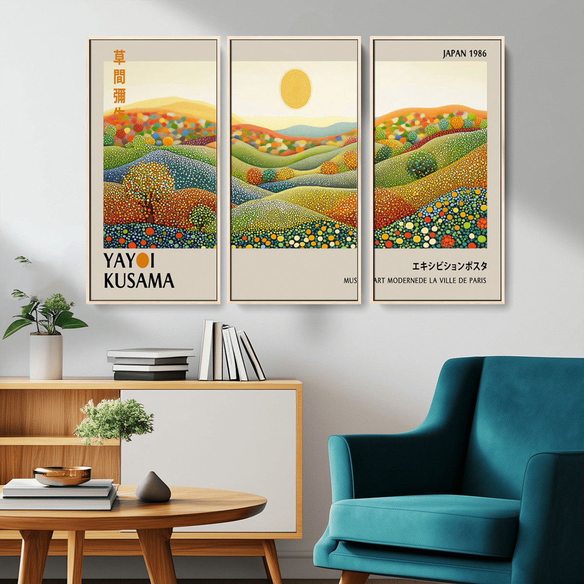 Yayoi Kusama Wall Art Print – Yayoi Kusama Wabi Sabi