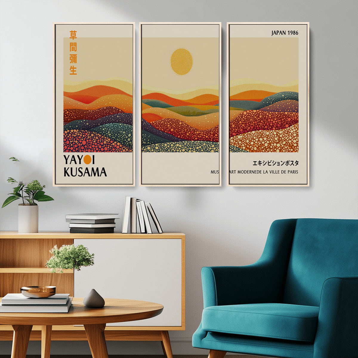 Yayoi Kusama Art Print Wall Decor – Yayoi Kusama Wabi Sabi