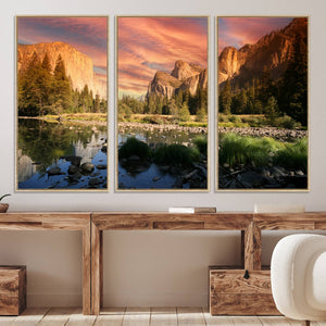 Yosemite Valley Wall Art Canvas Print – El Capitan Sunset
