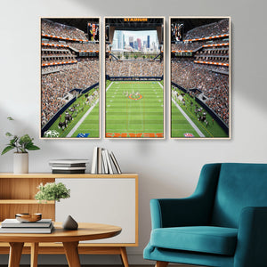 Chicago Bears Soldiers Field Wall Art Canvas Print – Framed