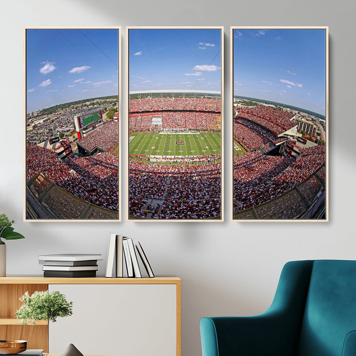 William Brice Stadium Wall Art Canvas Print – Stadium Crowd