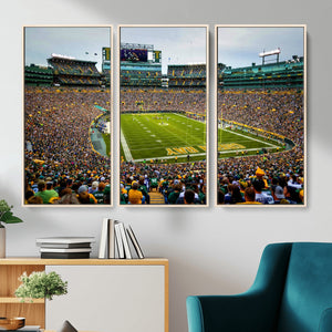 Green Bay Packers Lambeau Field Stadium Wall Art Canvas