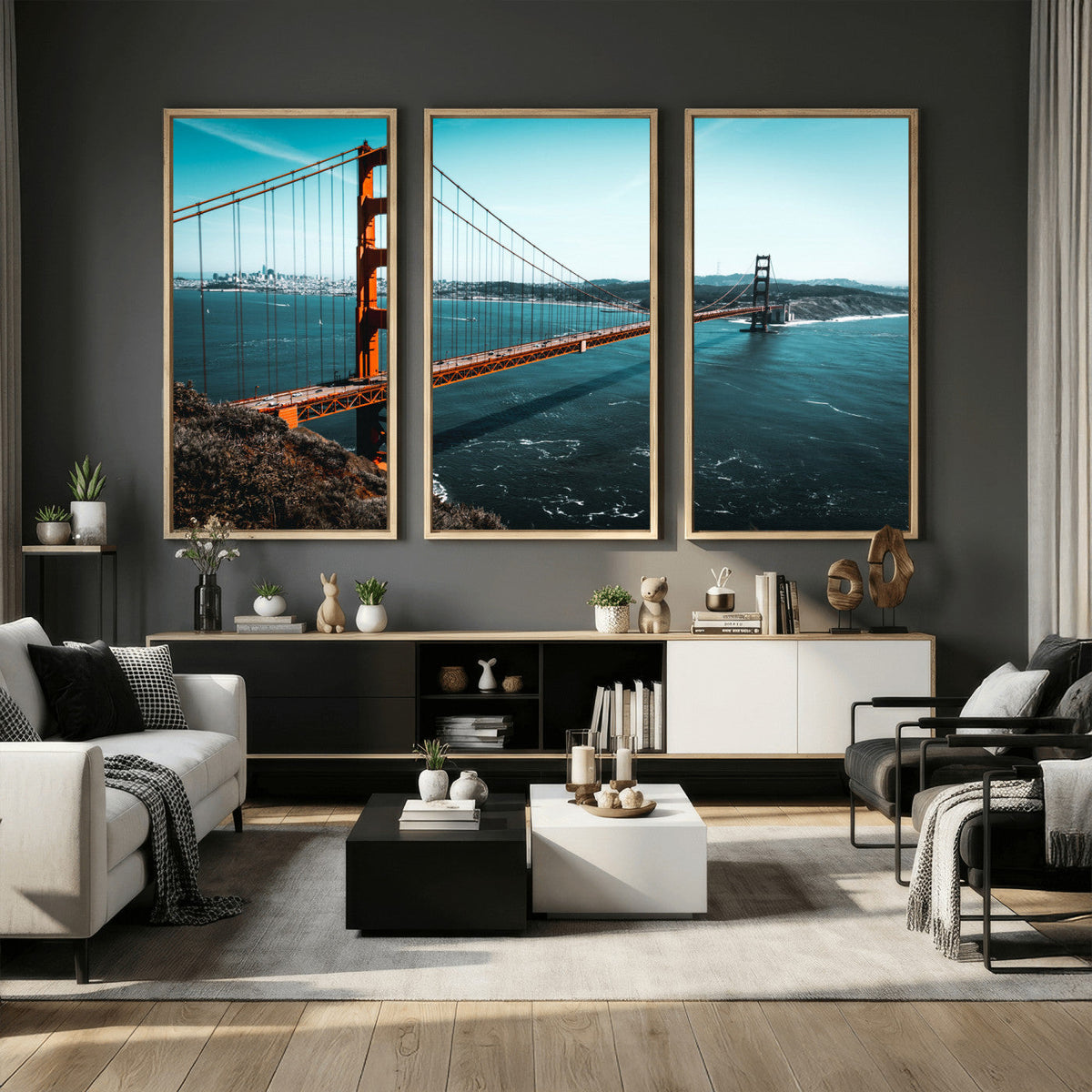 Golden Gate Bridge Wall Art Canvas Print – San Francisco