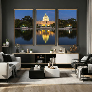 US Capitol Building Wall Art Canvas Print – Washington DC