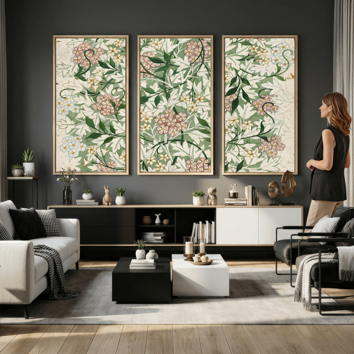 William Morris Jasmine 1872 Canvas Wall Art — Arts and
