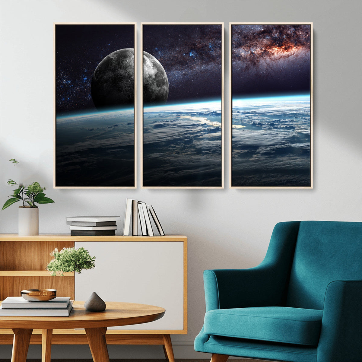 Space and Planet Canvas Print