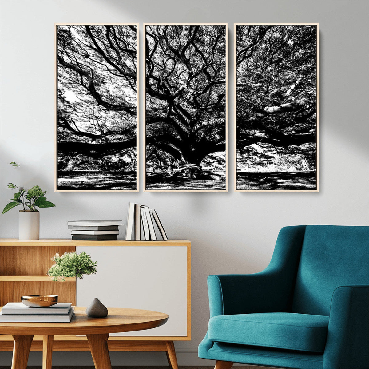 Mighty Angel Oak Wall Art | Angel Oak Tree Art Print