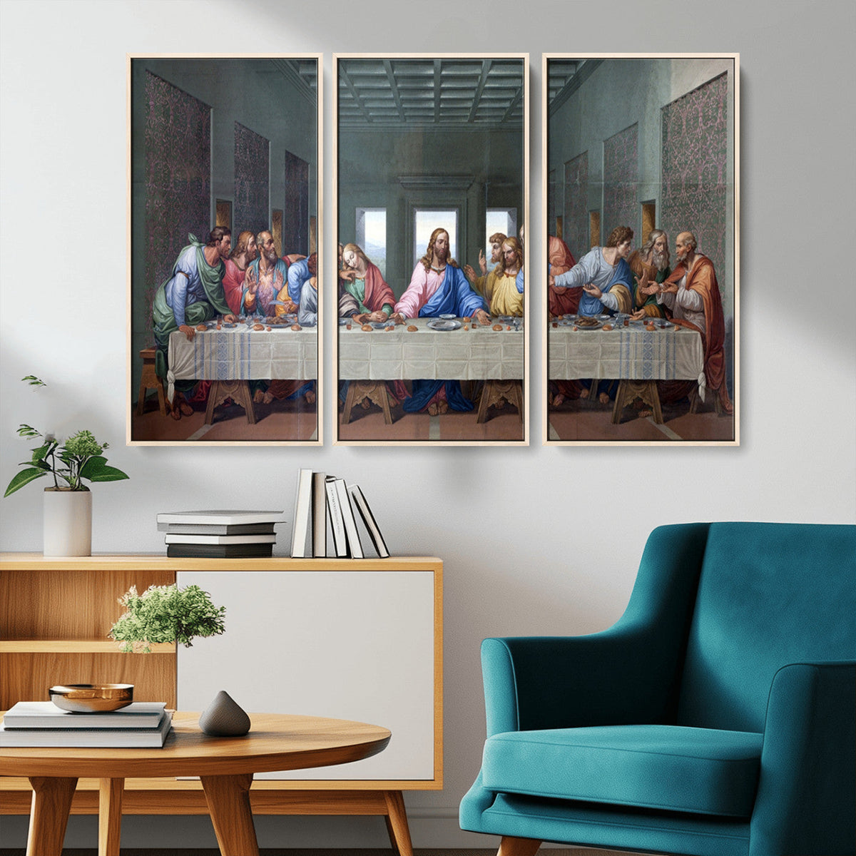The Last Supper Multi Panel Canvas Wall Art