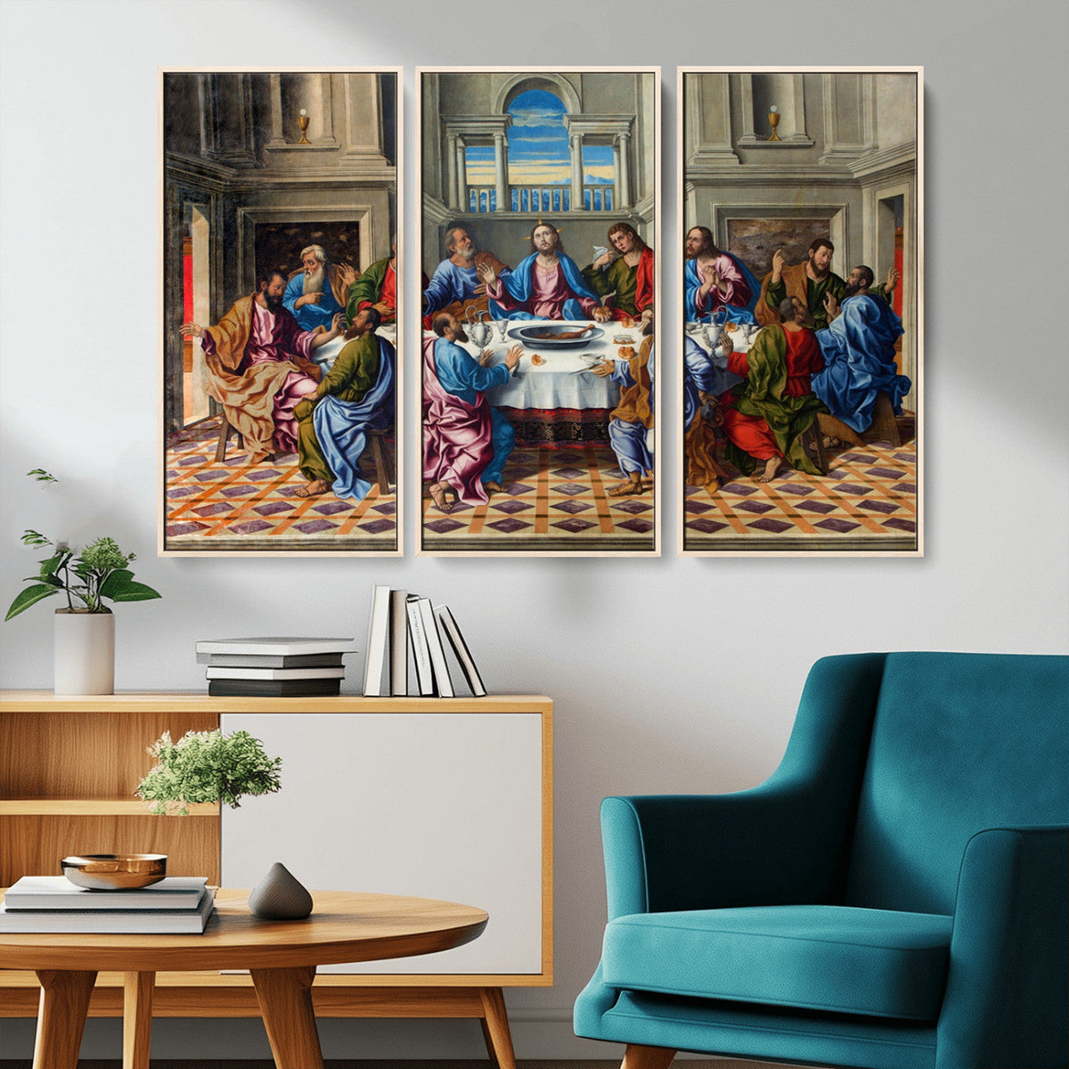 The Last Supper Multi Panel Canvas Wall Art