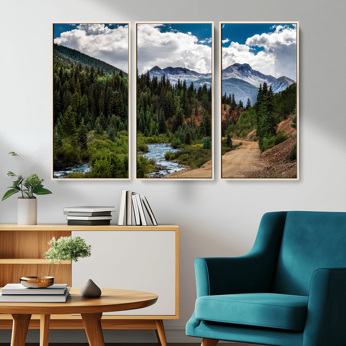 San Juan Nal Forest Wall Art Landscape Canvas Print