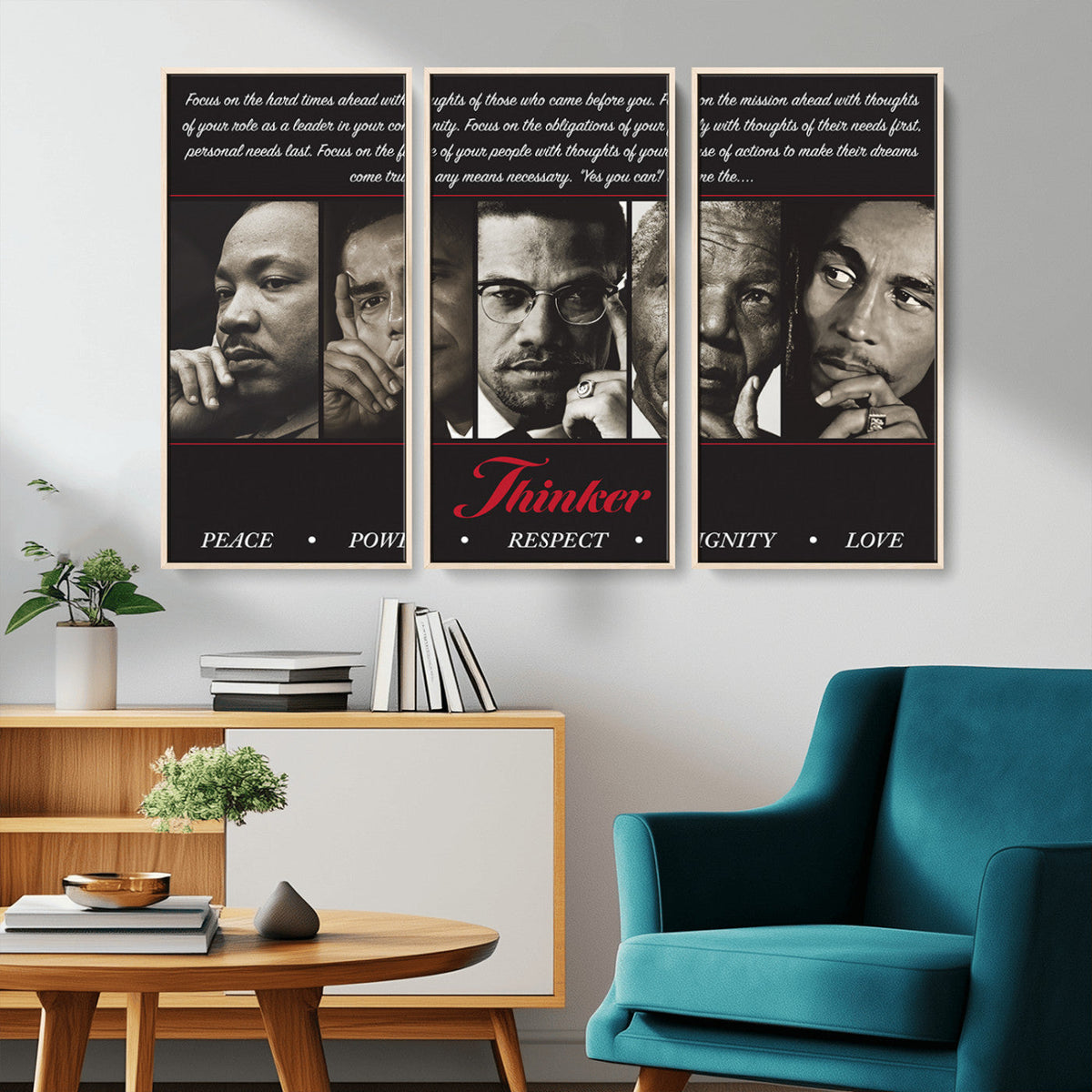 Thinkers of Wall Art Canvas Print - Inspirational Wall Art