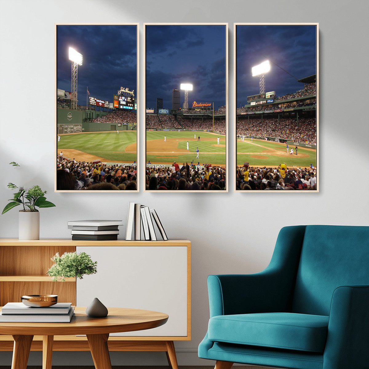 Boston Red Sox Baseball Team Print Canvas - Massachusetts