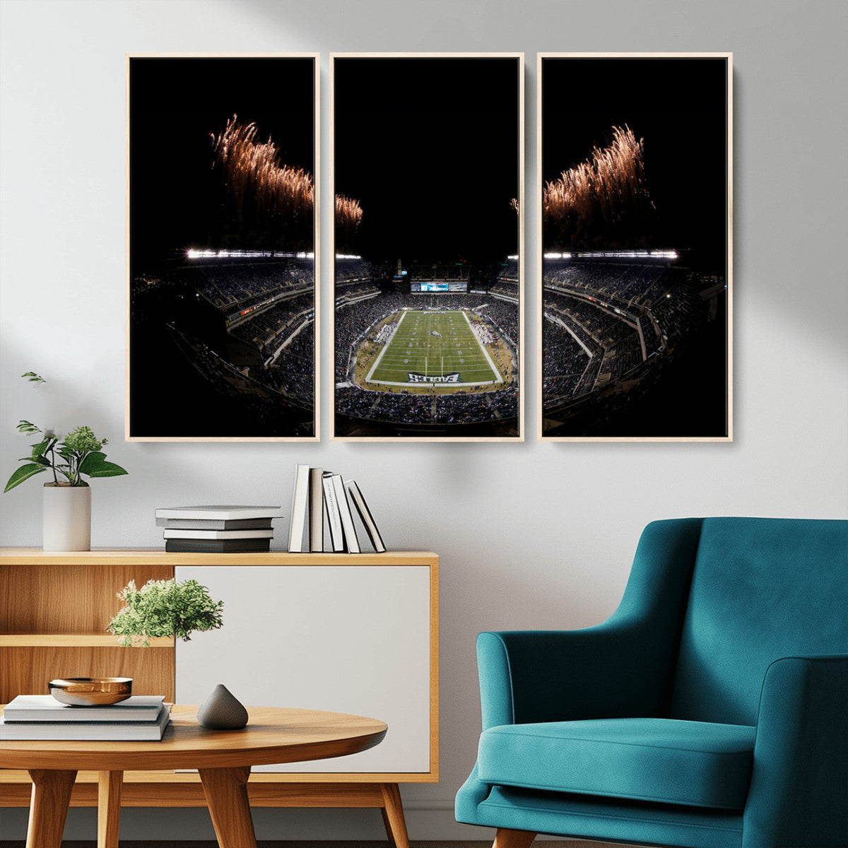Eagles Field Stadium Wall Art | Philadelphia Eagles Football