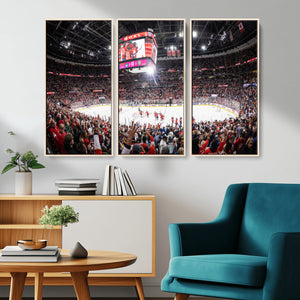 Amerant Bank Arena Wall Art Canvas Print - Basketball Arena