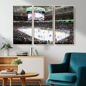 Sharks Arena Blackhawks Sharks Ice Hockey Stadium Wall Art