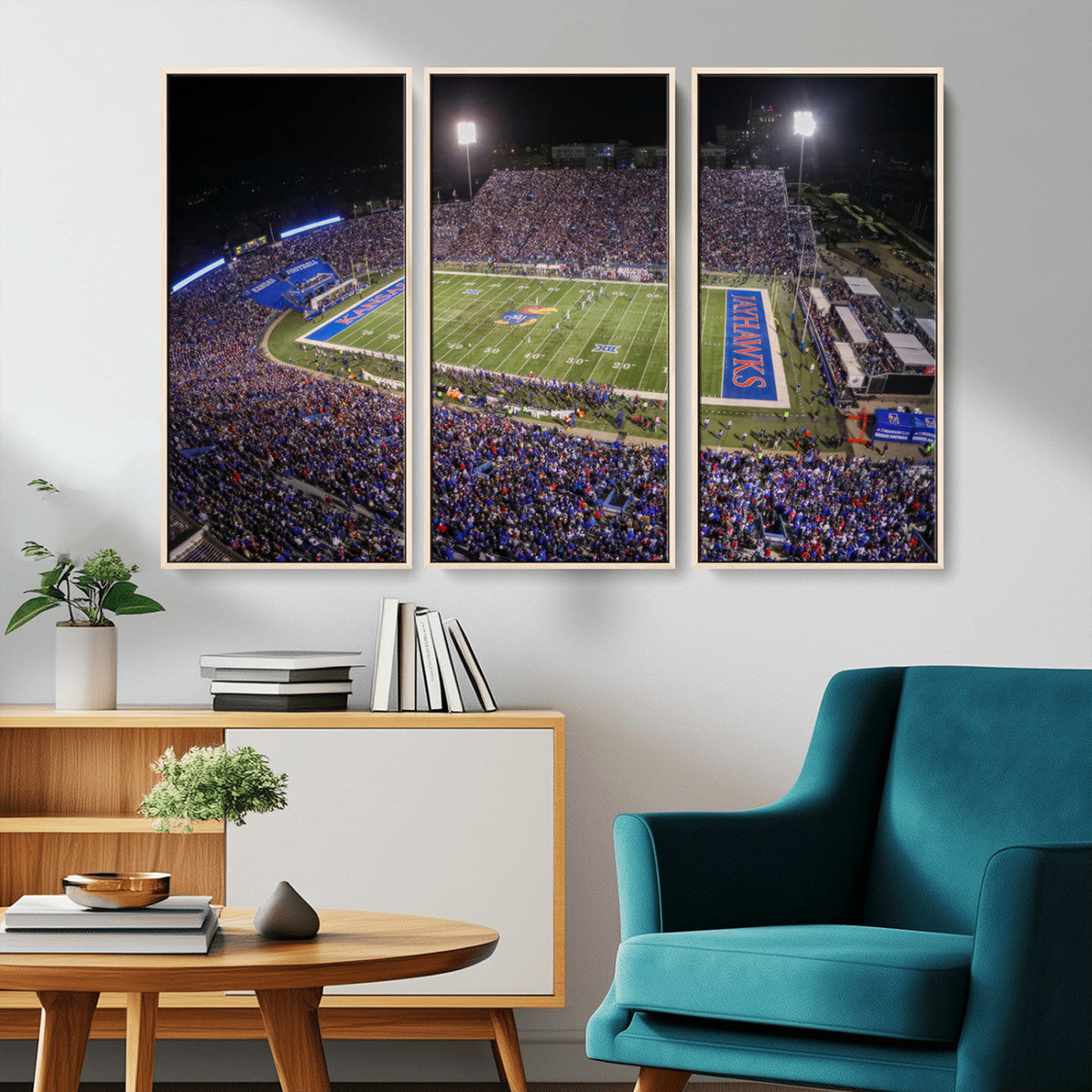 University of Kansas Jayhawks Football Team Print - Lawrence