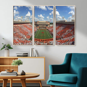 Oklahoma State Cowboys Football Team Print - Stillwater