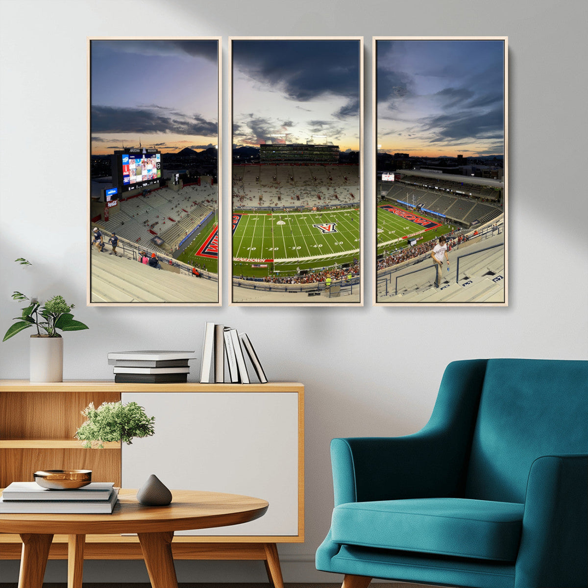 Arizona Wildcats Football Team Print - Tucson Arizona