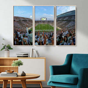 Michigan State Spartans Football Team Art Print - East