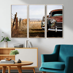 Classic Cars Vintage Wall Art Canvas Print