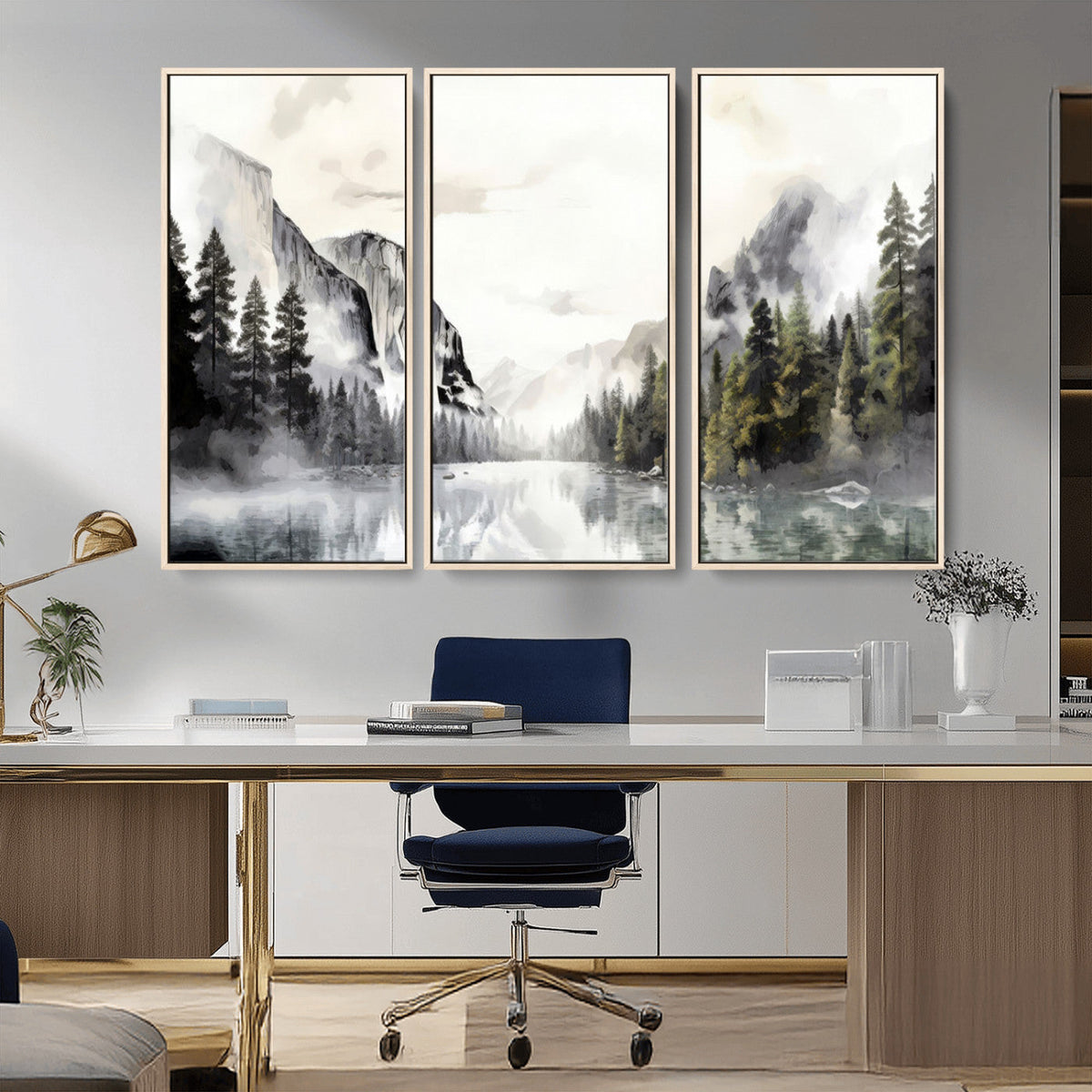 Yosemite Valley Wall Art Canvas Print – Framed and Ready to