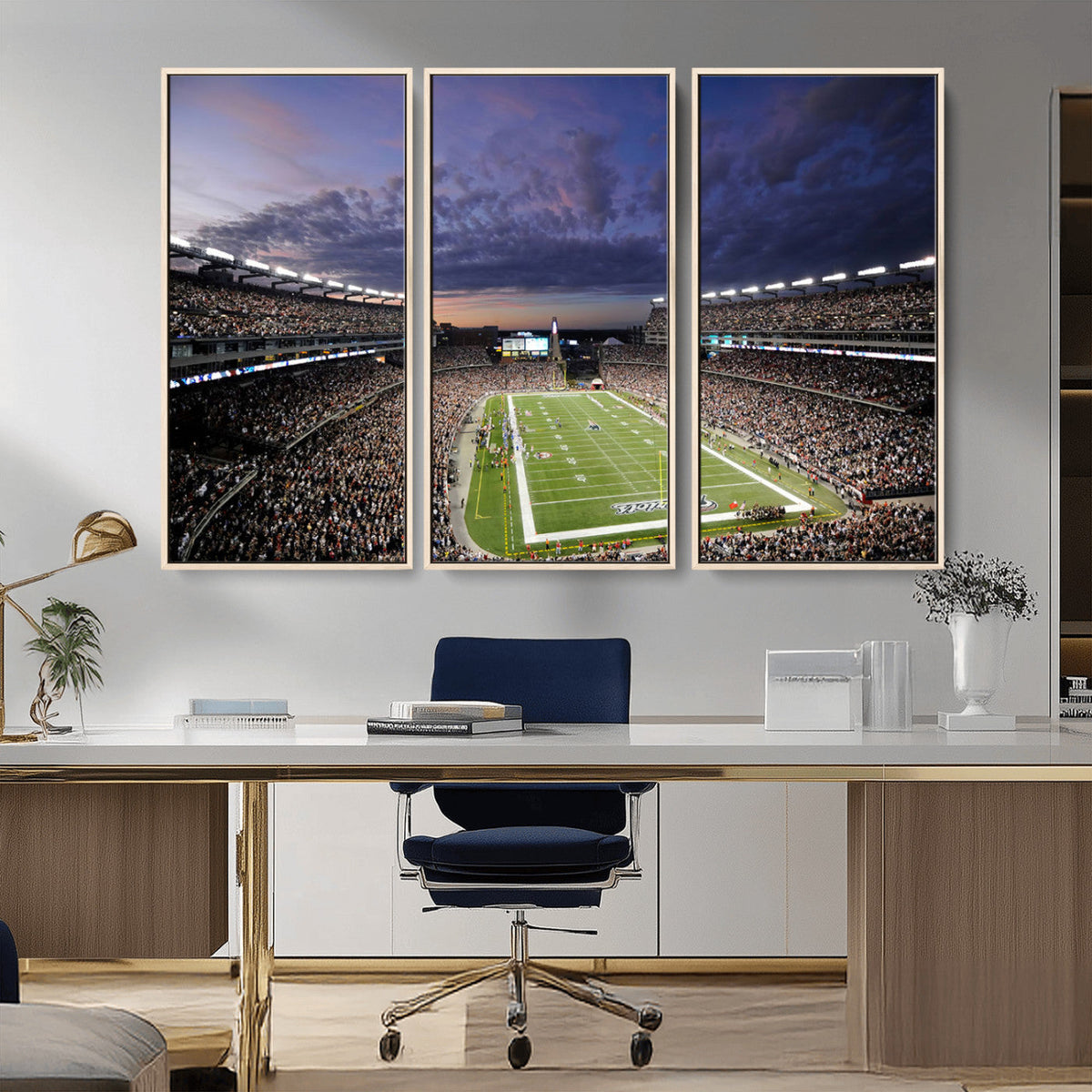 New England Patriots Football Team Print - Foxborough