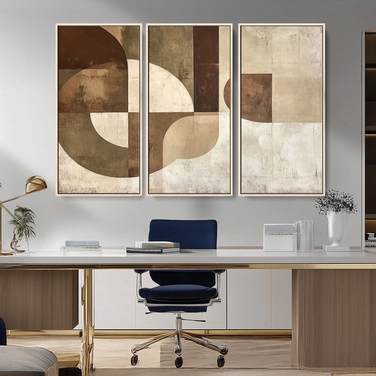 Wabi Sabi Geometric Wall Art | Abstract Modern Minimalist