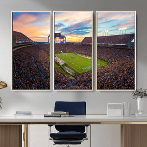Jordan-Hare Stadium Wall Art Canvas Print, Football Stadium