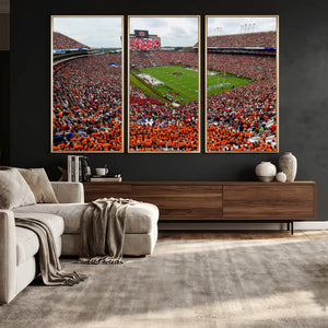 Auburn Stadium Wall Art Canvas Print, Jordan Hare Stadium