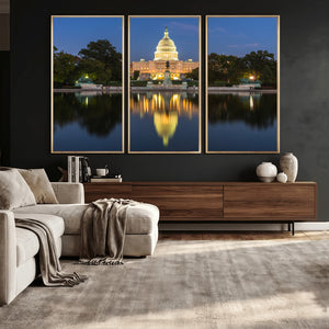US Capitol Building Wall Art Canvas Print – Washington DC
