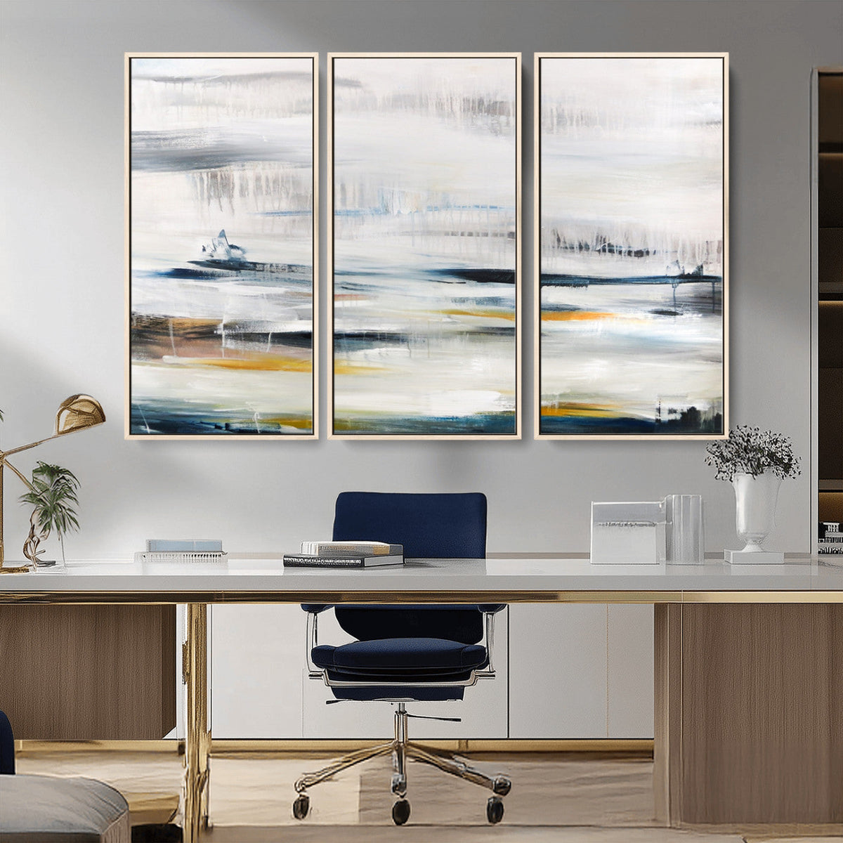 Soft Color Abstract Canvas Print