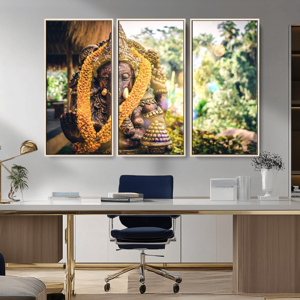 Hinduism Statue Wall Art Canvas Print