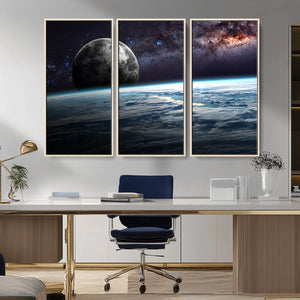 Space and Planet Canvas Print