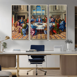 The Last Supper Multi Panel Canvas Wall Art