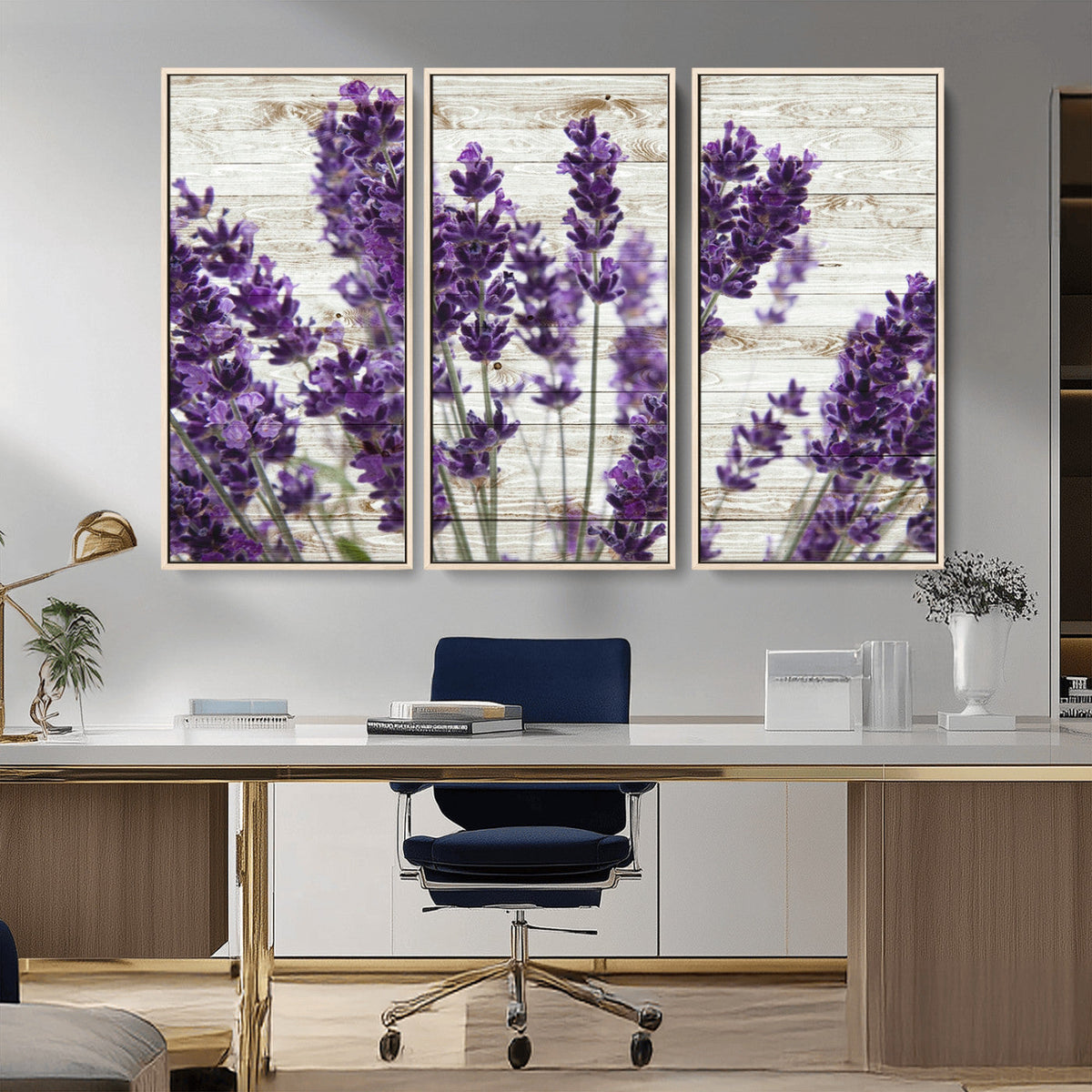 Lavender Herb Wall Art Canvas Print