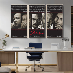 Thinkers of Wall Art Canvas Print - Inspirational Wall Art