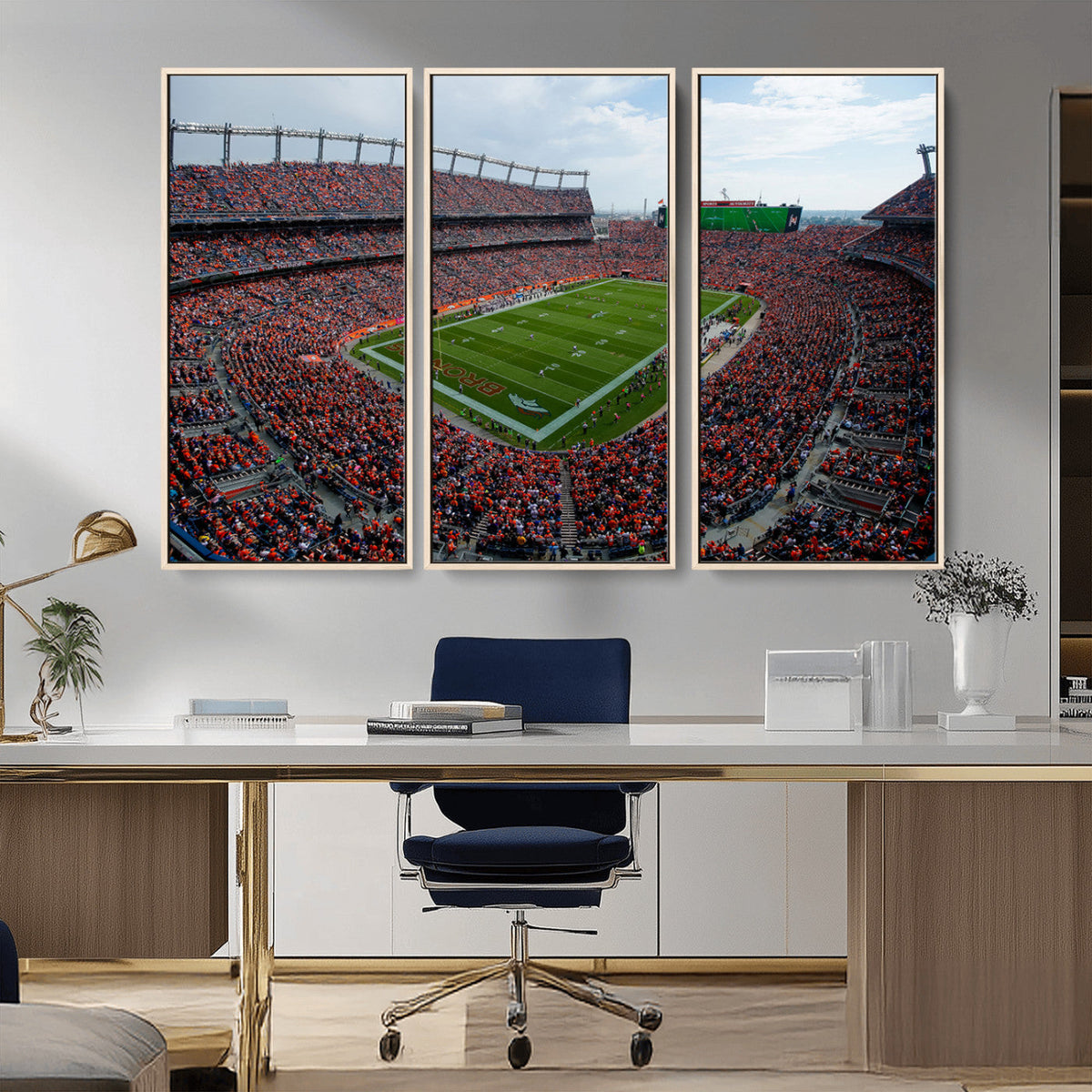 Denver Broncos Football Team Print - Empower Field Mile High
