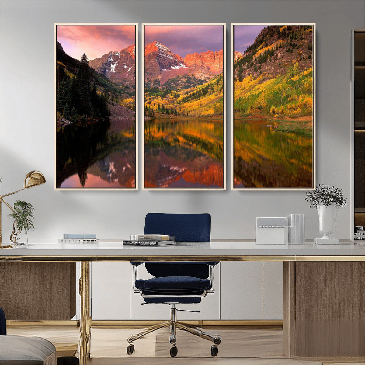 Colorado Rockies Mountain Sunset Wall Art | Ready to Hang
