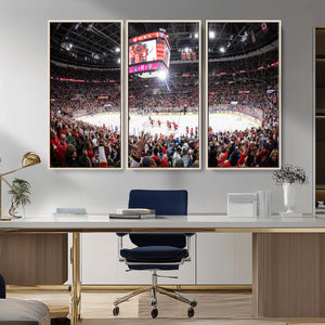 Amerant Bank Arena Wall Art Canvas Print - Basketball Arena