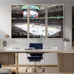 Sharks Arena Blackhawks Sharks Ice Hockey Stadium Wall Art