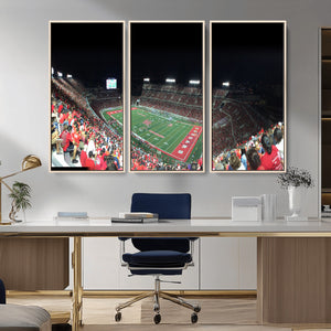 Houston Cougars Football Team Print - Houston TDECU Stadium