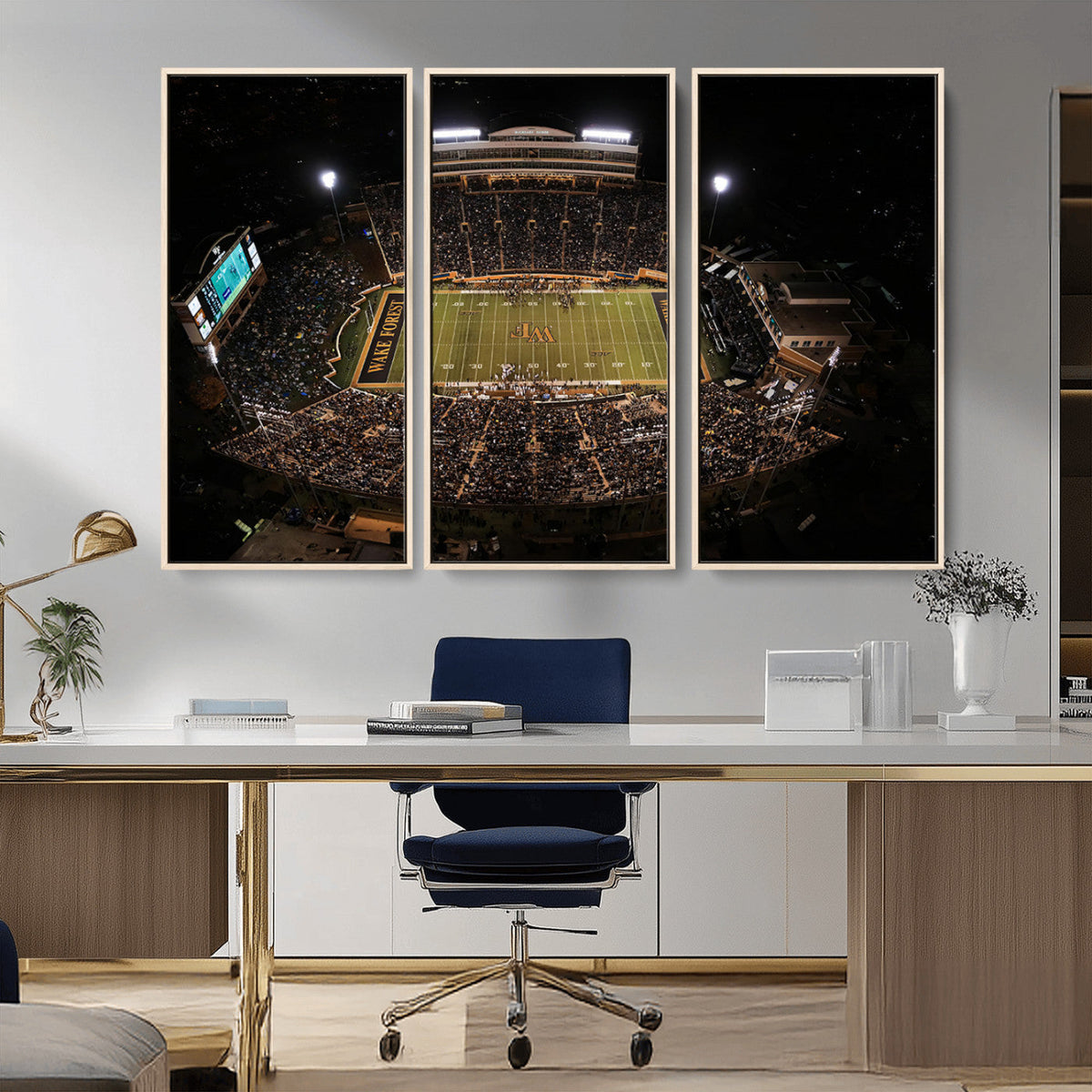 Wake Forest University Demon Deacons Canvas Printi, Football