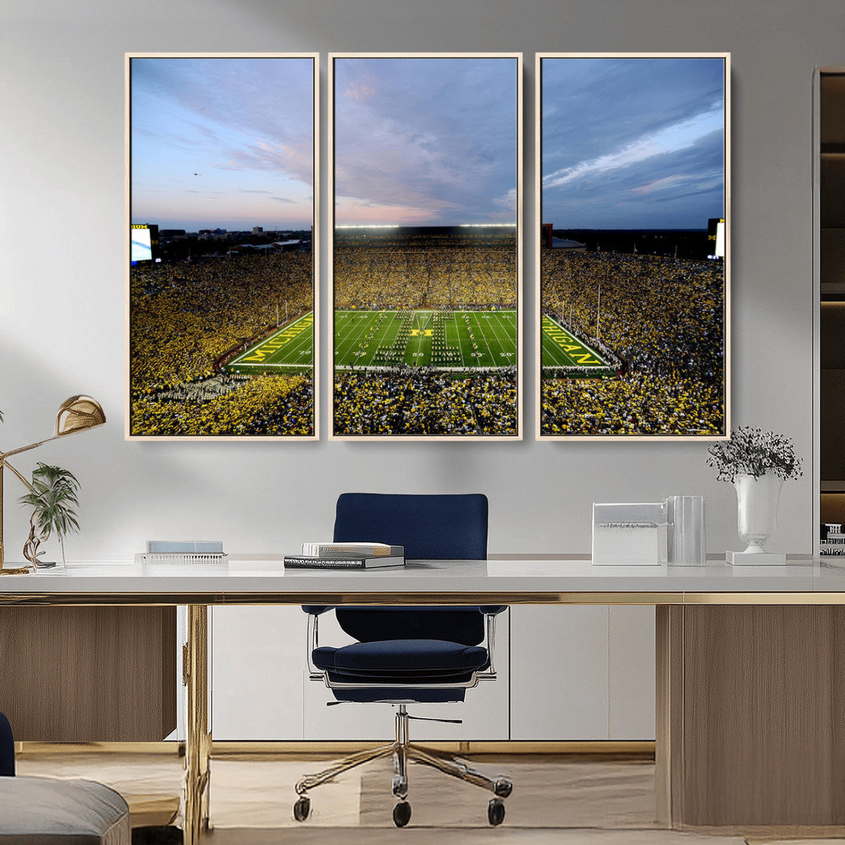 University of Michigan Wolverines Football Team Print - Ann