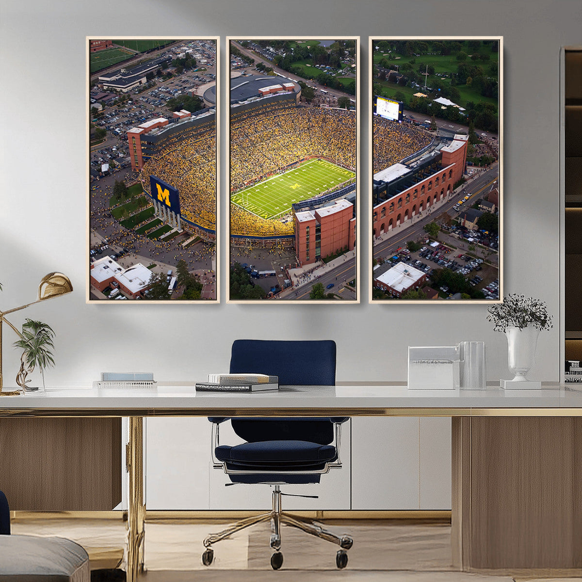 University of Michigan Wolverines Football Team Print - Ann