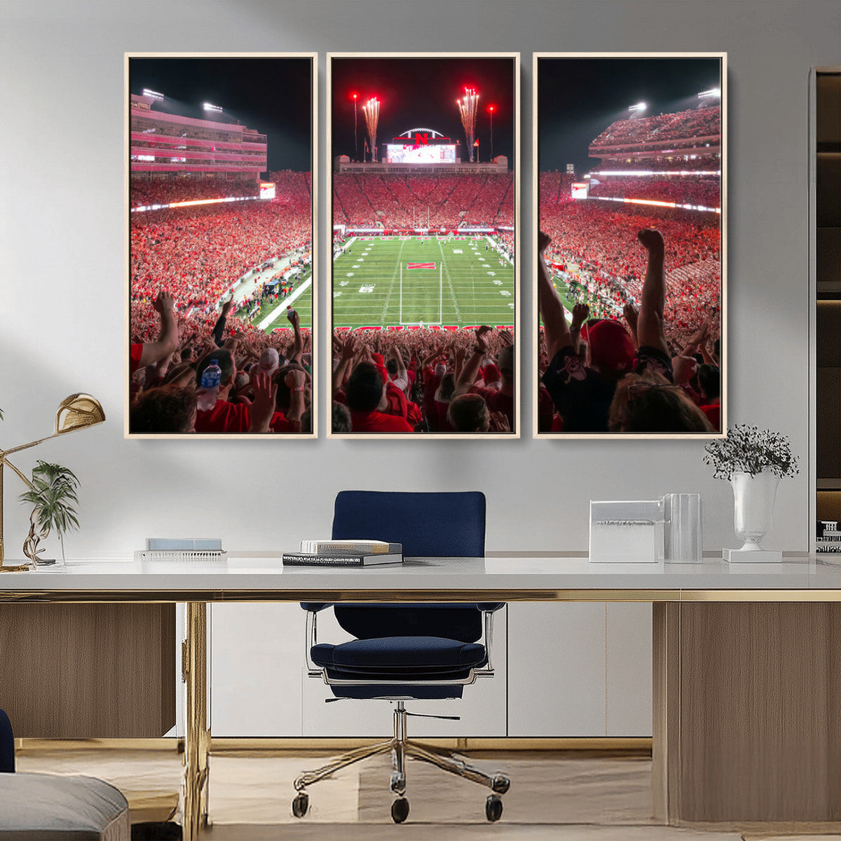 University of Nebraska Cornhuskers Football Team Print -